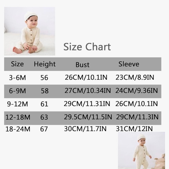 Baby Newborn Boy Knitted Sweater Romper - Picture 6 of 6